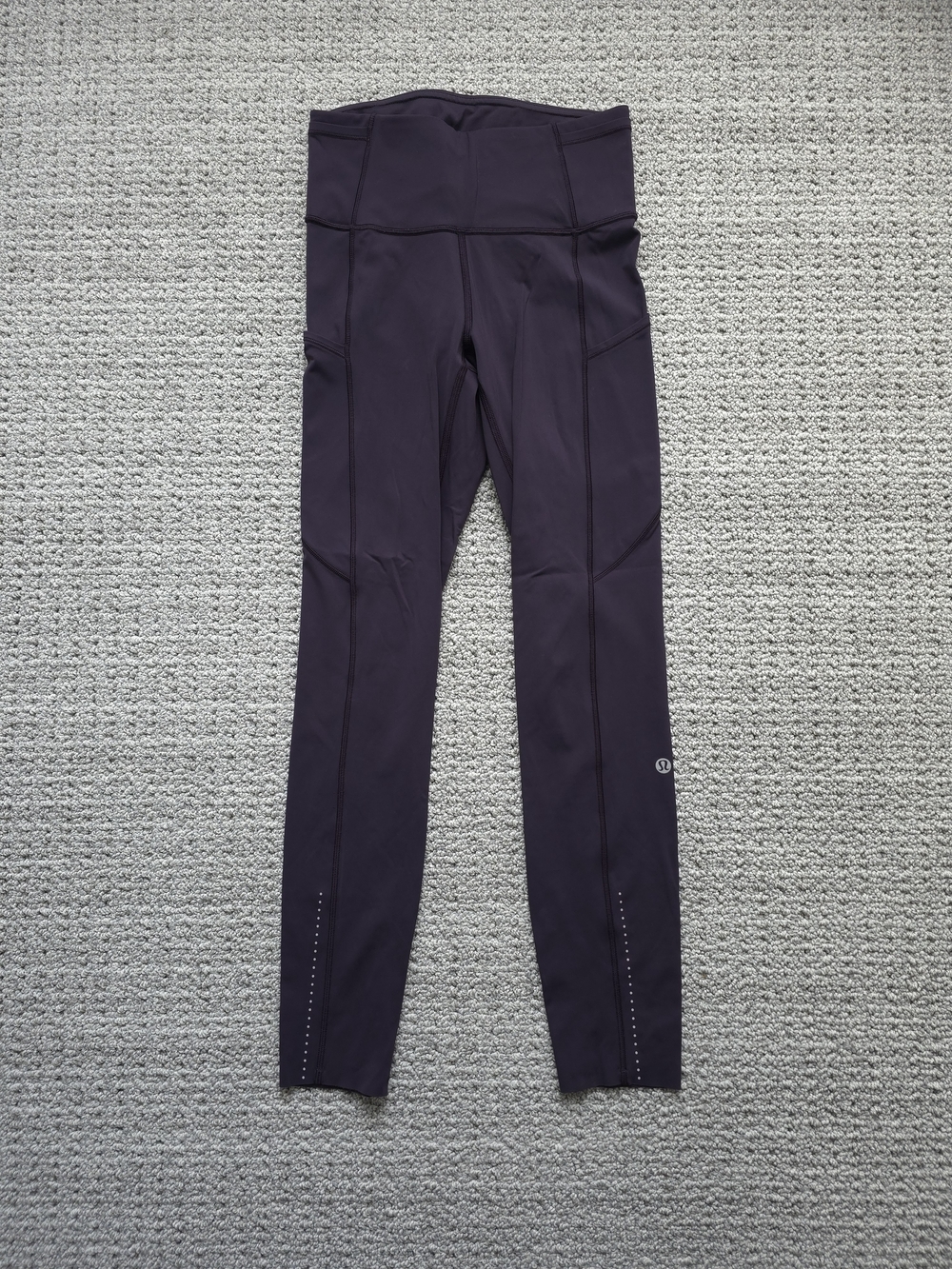 lululemon Fast & Free 7/8 Tight in Deep Phantom